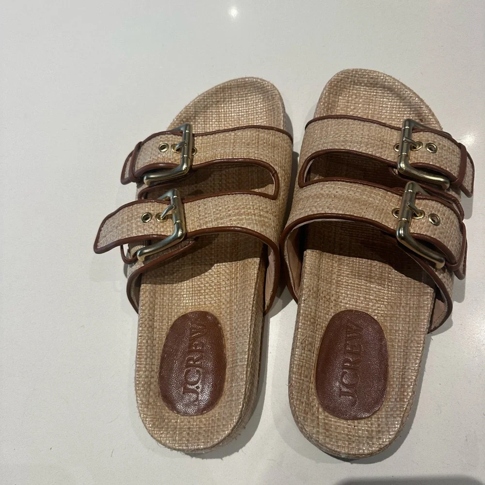 J. Crew crew raffia